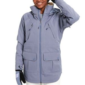 Burton Women's Prowess Ski/Snowboard Winter Jacket Folkstone Gray Medium